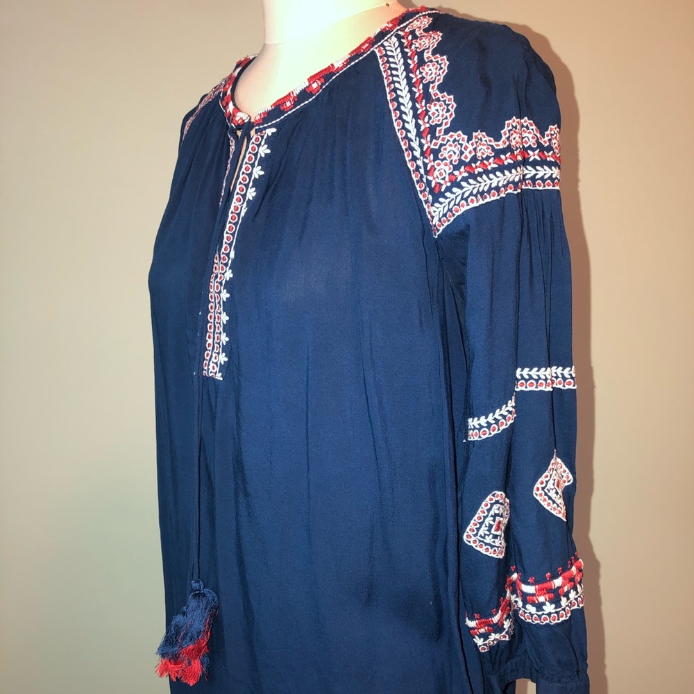 LOFT Embroidered Top